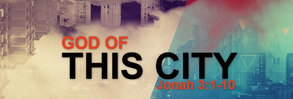 God of this City Church Website Banner