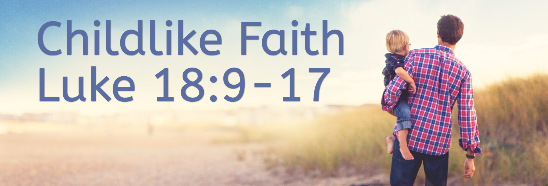 Father's Day Beach Walk Church Website Banner