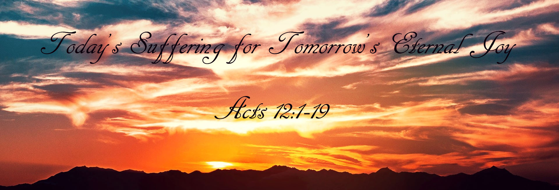 Hope on the Horizon Church Website Banner