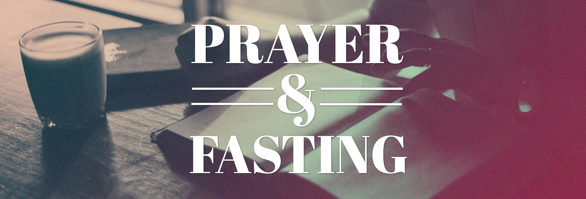 Prayer And Fasting Church Website Banner